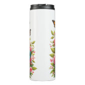 Tiger-Mama: Baby, Blume, Muttertag Thermosbecher (Rückseite)