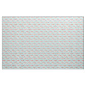 Tiger Mama & Cub Muster Light Blue Stoff (Yard (91,4 cm))