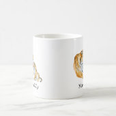 Tiger Mama & Cub - Personalisierte Liebe Kaffeetasse (Mittel)