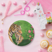 Tiger-Mama-Papierplatte Pappteller (Party)
