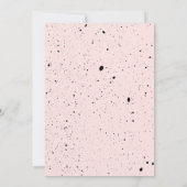 Tiger Mama Pink Girl Babydusche Einladung (Rückseite)