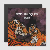 Tiger-Mama-Postkarte Magnetkarte (Vorne/Hinten)
