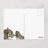 Tiger-Mama-Postkarte Postkarte (Rückseite)