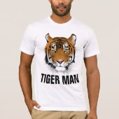 TIGER MAN MEN's T - Shirt & Workout Gym Shirts (Vorderseite)