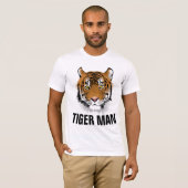 TIGER MAN MEN's T - Shirt & Workout Gym Shirts (Vorne ganz)