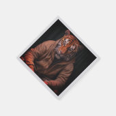 Tiger Man Serviette (Ecke)