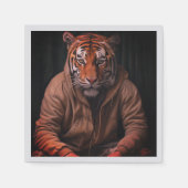 Tiger Man Serviette (Vorderseite)