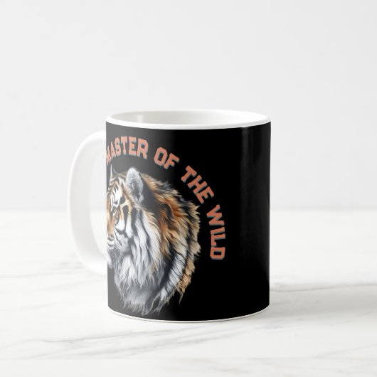 Tiger Master of the Wild Kaffeetasse (Vorderseite Links)