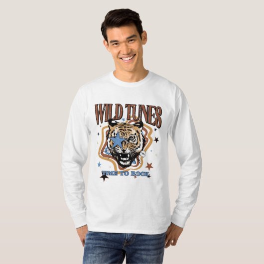 Tiger Men's Basic Long Sleeve T - Shirt (Vorne ganz)