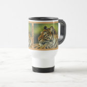 Tiger-Metallreise-Tasse Reisebecher (VorderseiteRechts)