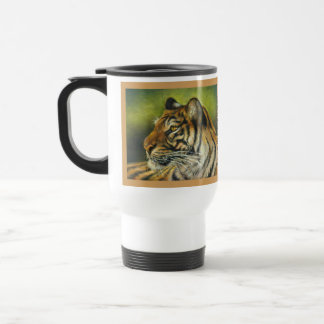 Tiger-Metallreise-Tasse Reisebecher