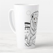 Tiger milchtasse (Linke Ecke)