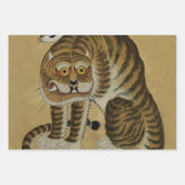 Tiger Minhwa mit Magpie Geschenkpapier Set (Vorderseite)