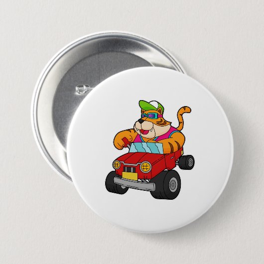 Tiger mit Auto Button (Vorne & Hinten)