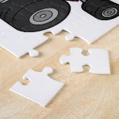 Tiger mit Auto Puzzle (Seite)