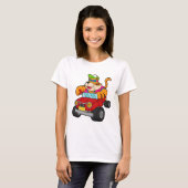 Tiger mit Auto T-Shirt (Vorne ganz)