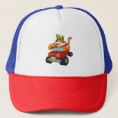 Tiger mit Auto Truckerkappe (Vorderseite)