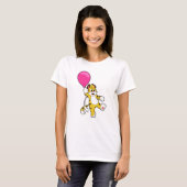 Tiger mit Ballon T-Shirt (Vorne ganz)