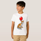 Tiger mit Ballon T-Shirt (Vorne ganz)