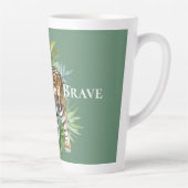 Tiger mit Blätter Milchtasse (Rechts)