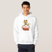 Tiger mit Box Hoodie (Vorne ganz)