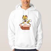 Tiger mit Box Hoodie (Vorderseite)