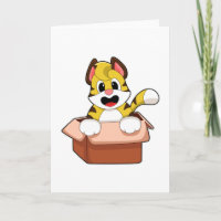 Tiger mit Box