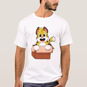 Tiger mit Box T-Shirt