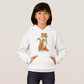 Tiger mit Butterfly Hoodie (Vorne ganz)