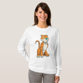 Tiger mit Butterfly T-Shirt (Vorne ganz)