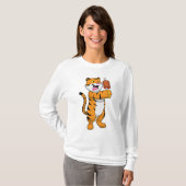 Tiger mit Fleisch T-Shirt (Vorne ganz)