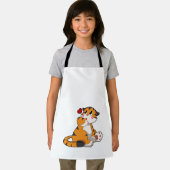 Tiger mit Herz Schürze (Insitu)