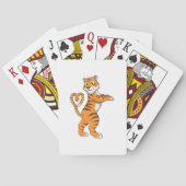 Tiger mit Herz Spielkarten (Rückseite)