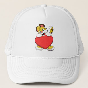Tiger mit Herz Truckerkappe