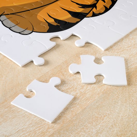 Tiger mit Lollipop Puzzle (Seite)