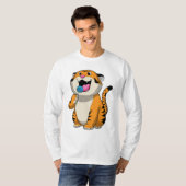 Tiger mit Lollipop T-Shirt (Vorne ganz)