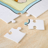 Tiger mit Milchflasche Puzzle (Seite)