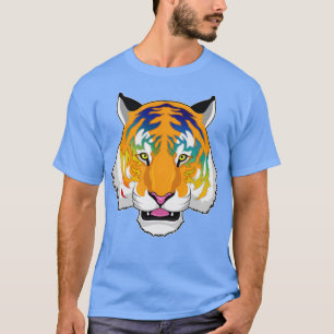 Tiger mit Regenbogenfarben T-Shirt