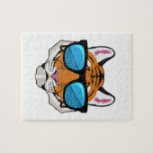 Tiger mit Sonnenbrille Puzzle (Horizontal)