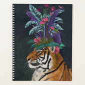 Tiger mit tropischem Headpiece Planer (Vorderseite)