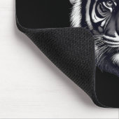 Tiger mit Weihnachtsmannmütze Weihnachten Weihnach Mousepad (Ecke)