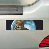 TIGER-MOND AUTOAUFKLEBER (Auf Auto)