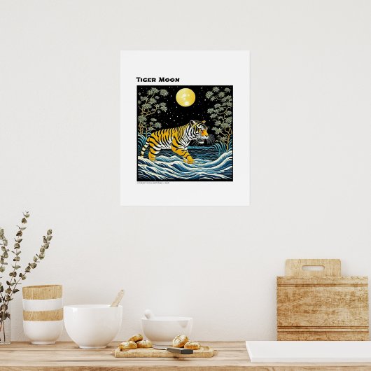 Tiger Moon Poster (Küche)