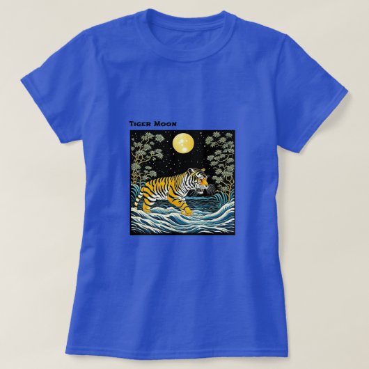 Tiger Moon T-Shirt (Design vorne)