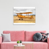 Tiger Moth Leinwanddruck (Insitu (Wohnzimmer))