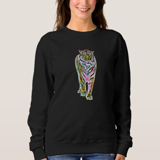 Tiger Motif 3 Sweatshirt (Vorderseite)
