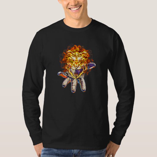 Tiger Motif T-Shirt (Vorderseite)