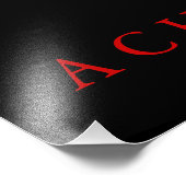 Tiger Motivierend Errungenschaften Fotodruck (Ecke)