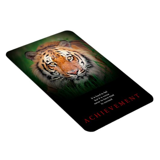 Tiger Motivierend Errungenschaften Magnet (Rechte Seite)