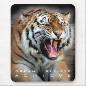 Tiger Motivierend Zitat Tiervorlage Trendy Mousepad (Vorne)
